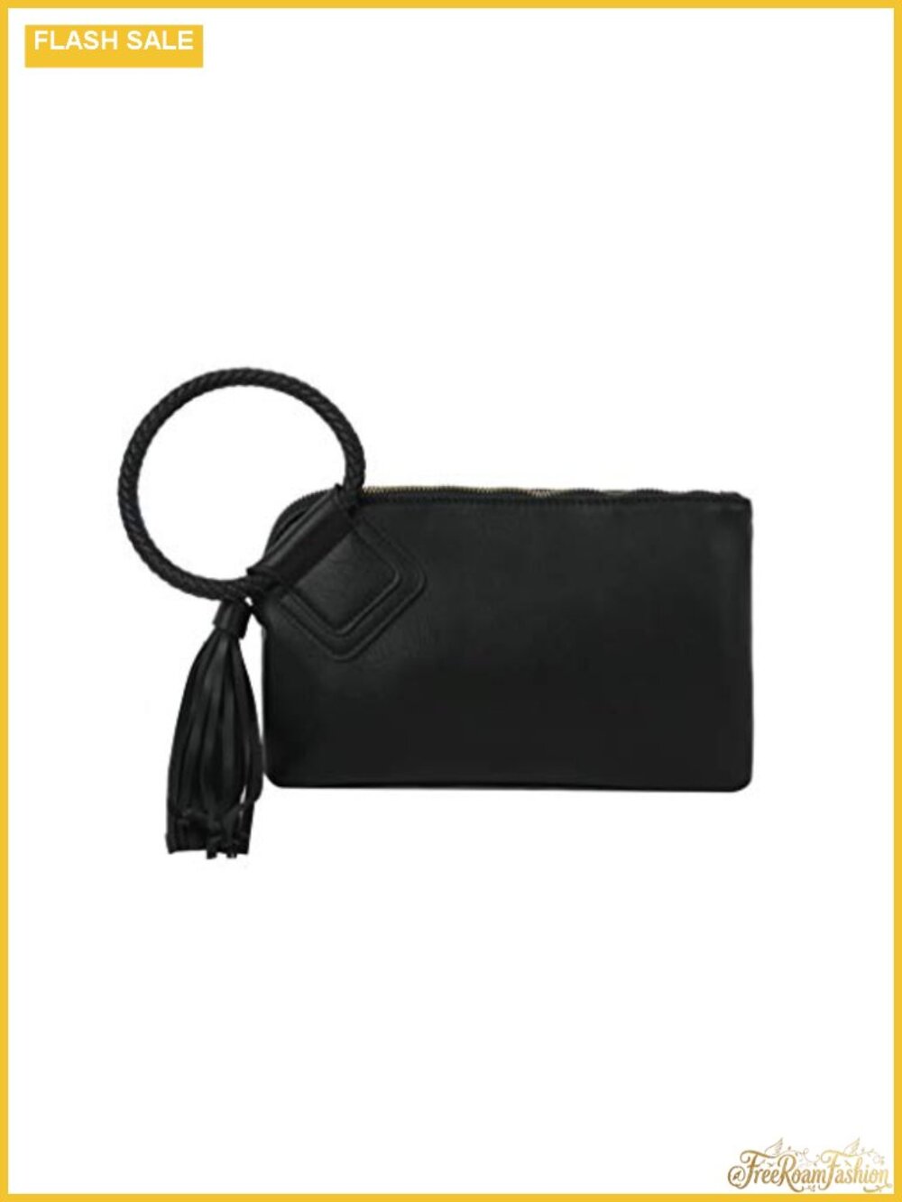 Womens Clutch Wristlet Wallet Evening Purse with Hand Strap Vegan Faux Leather